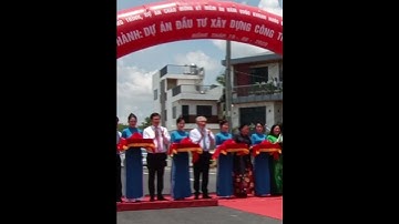 Giây phút quan trọng nhất cắt băng khánh thành cầu rạch Miễu 2 #shorts #caurachmieu2