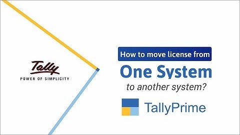 How to Move TallyPrime License from One Computer to Another (Hindi) | TallyHelp