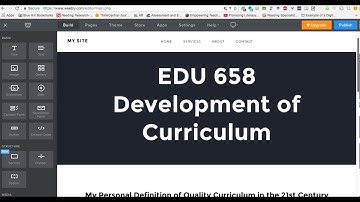 How to Create a Weebly Site