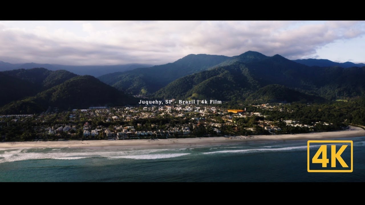 Cinematic Drone Film | Juquehy, Brazil | Relaxing vibe at Brazilian coast | 4K