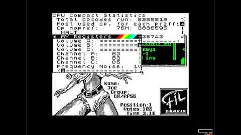 ZEsarUX emulator - Testing windows in background