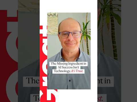 Video Why AI Success Depends on Trust, Not Technology