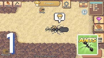 Pocket Ants: Colony Simulator]! Part 1 GAMEPLAY WALKTHROUGH - (Android and iOS)