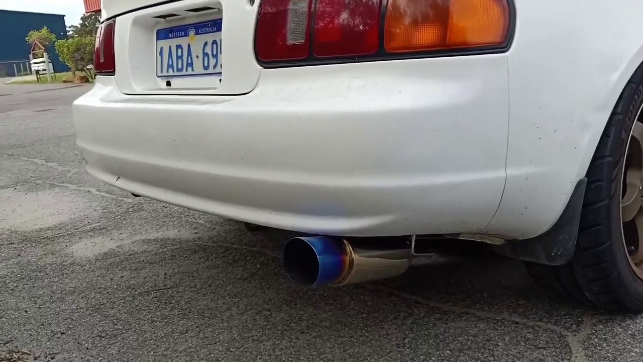 ST204 Celica GT Exhaust YouTube