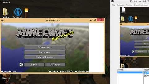 Tutorial: How I record minecraft videos using OBS