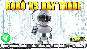 Robô Investidor Metatrader - Mini Indice V3 Day Trade - WINM20 - Pregão 17/04/2020