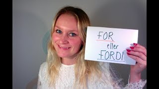 Video 238 FOR eller FORDI?