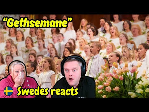 Swedish couple reacts to:  Gethsemane | The Tabernacle Choir at Temple Square & a Children's Choir
