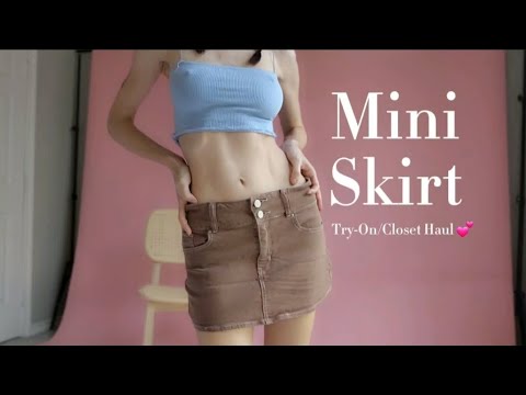 FIRST TIME making a try-on/haul video!♡Mini Skirts♡
