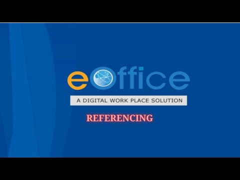 Referencing in e-office