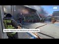 Impactante video del fuego en La Placita de Santurce