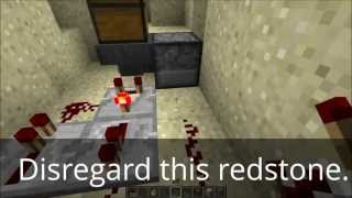 Minecraft 1.6 tutorial - trash can - fast compact automatic - chest--hopper--dropper--lava
