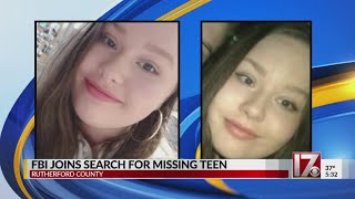 FBI now helping search for missing 13-year-old NC girl
