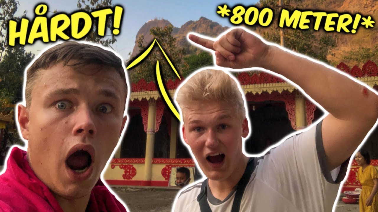 BESTIGER KÆMPE BJERG I MYANMAR!