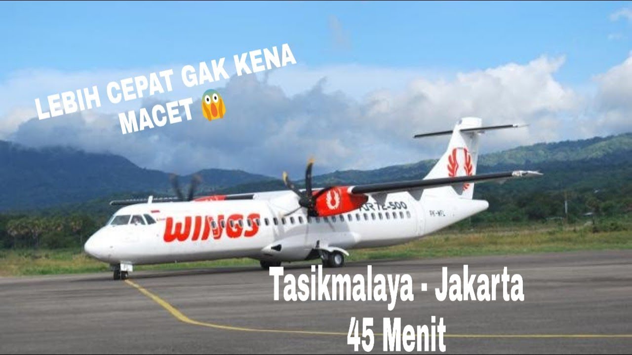 Wings air landing/take off dibandara wiriadinata Tasikmalaya