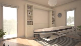 WallBeds Australia Alpha Wall Bed with desk