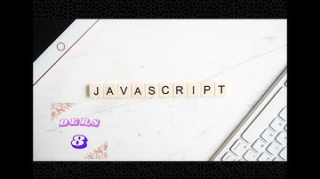 JavaScript Dersleri 8 --- 2024 ( Operatörler 3)
