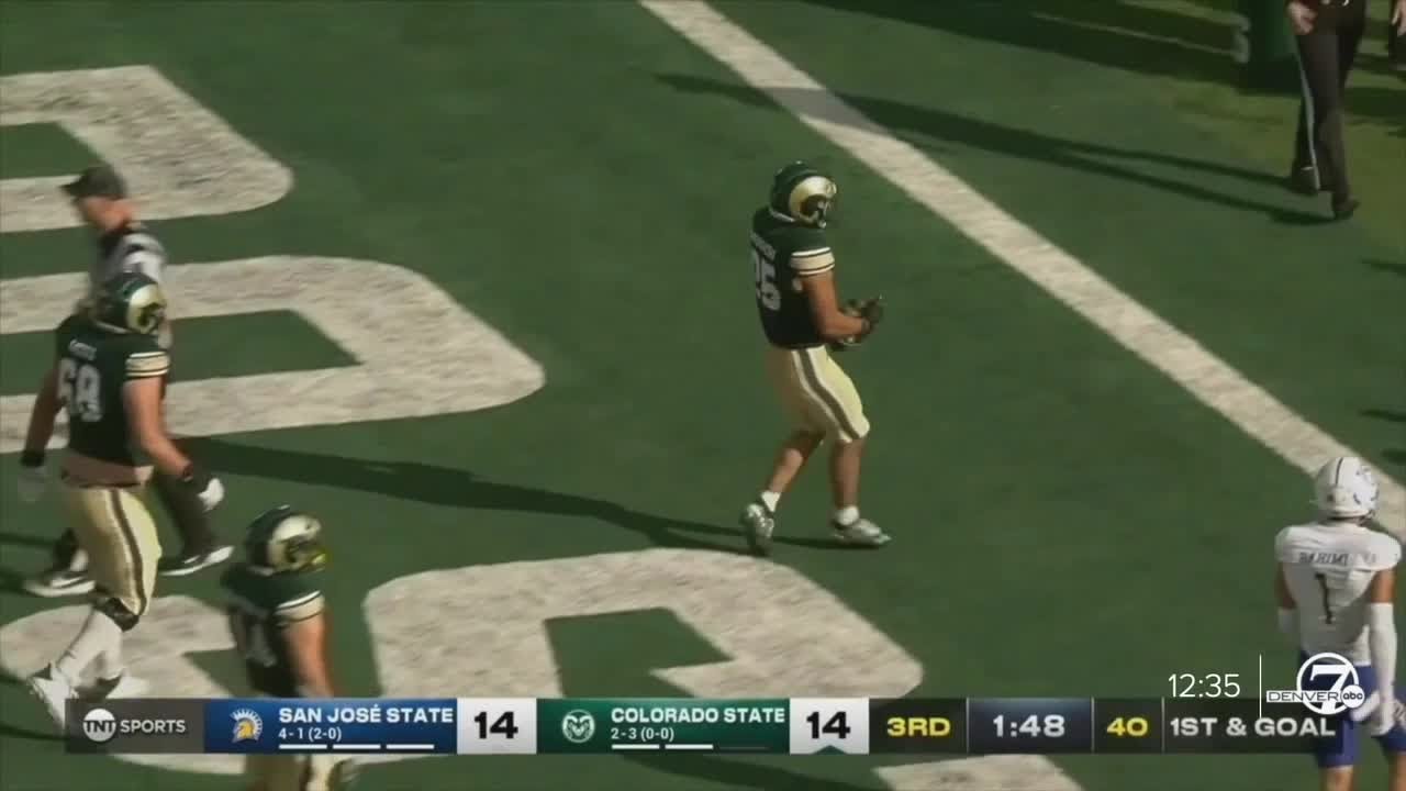 Morrow scores twice as Colorado State tops San Jose State 31-24