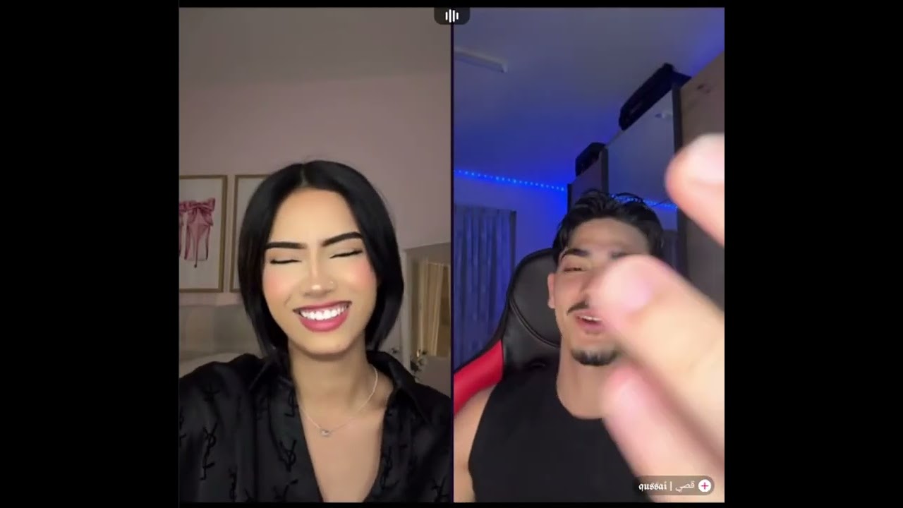 هيام كيست مع قصي دردشة ووناسة واجواء سبب لبس الاسود والانتهاء من الازواج