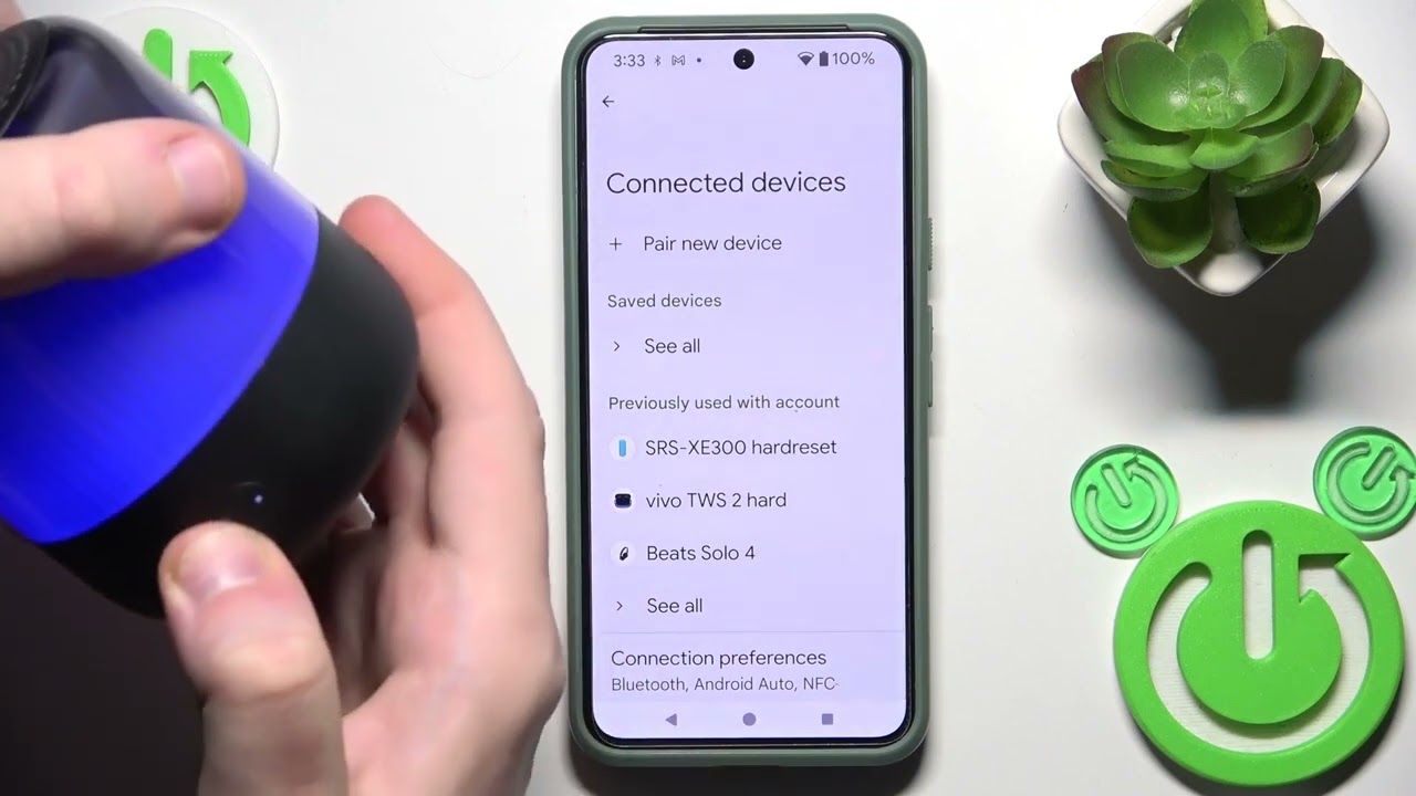 SOUNDCORE Glow Mini – Android에서 페어링(연결) 해제하는 방법
