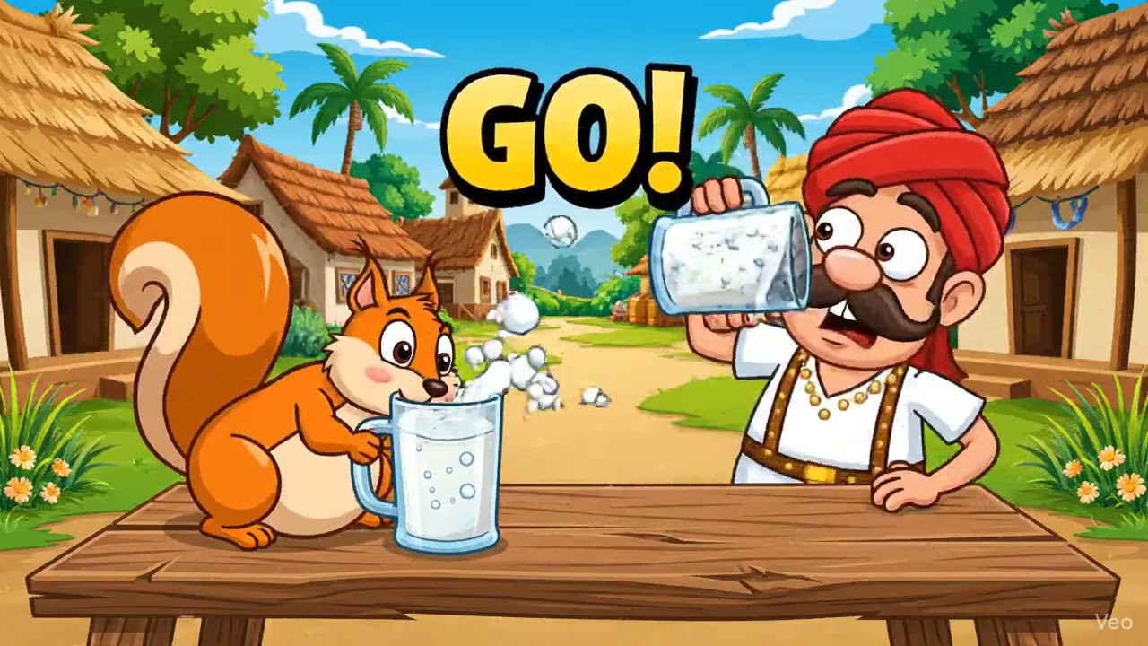 Fast Lassi Drinking Squirrel Video