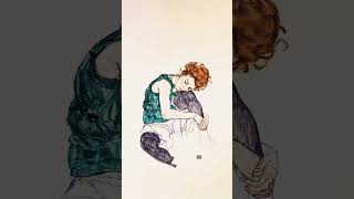 Egon Schiele Seated Woman with Legs Drawn Up