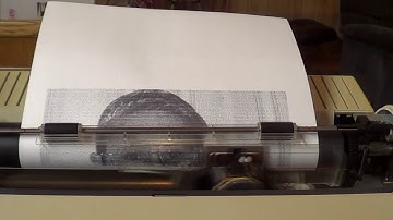 Imagewriter II printing a digital photo