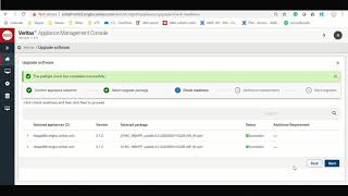Upgrade multiple appliances on AMS