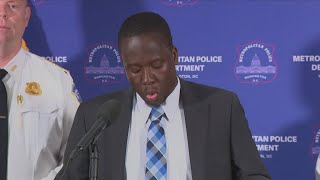 DC Police give update on homicide investigation after man is found dead, tied to chair