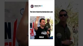The Cost of Ignoring Immigration Laws #charliekirk #debate #viral #trending #america #shorts #trump