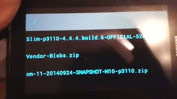 Glaxy Tab 2 7.0 (GT-P3110): Cyanogen Recovery - First Test