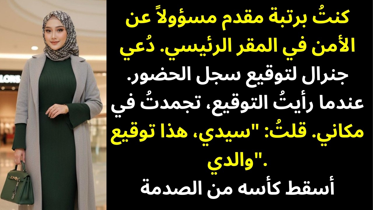 كنت أعتقد أن والدي توفي عام ألف وتسعمائة وواحد وتسعين… حتى رأيت توقيعه في سجلّ البحرية