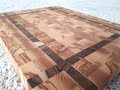 Изготовление торцевой разделочной доски/Production of the end cutting board