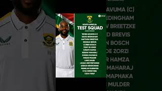South Africa Have Announced Their Test Squad For The Series Vs Zimbabwe