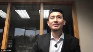 Tenzin Sopa, a promising Tibetan-American from Minnesota, J.D. & real estate specialist.