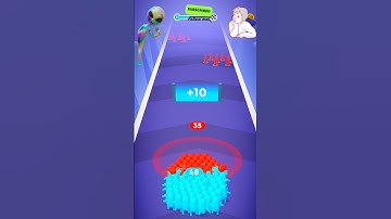 Black Steve Minecraft Theme Crowd Count Master Run 3D Gameplay #games #gameplay #shortsfeed #shorts