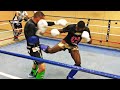 Sparring  cdric doumb vs nizar gallas chez kamel chouaref au kc boxing