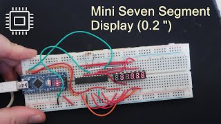 Smallest Seven segment display , Arduino and max7219    ( 0.2"  7 seg display) screenshot 3