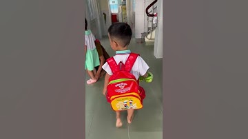 Bé đi học ngoan ❤️❤️❤️#Shorts#
