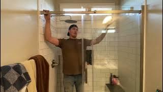 Home Decorators Glass Door Install