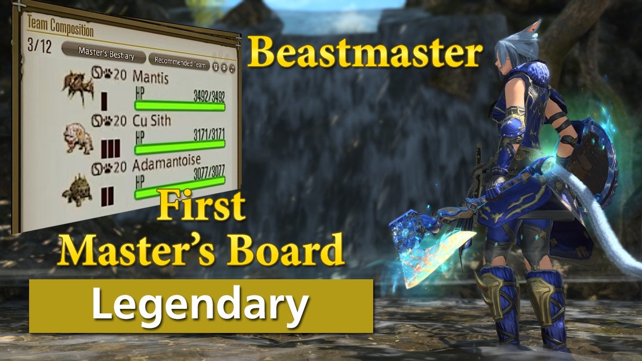 Legendary Run - 1st Master Board - Crucible - Beastmaster (9/15/26 | 7.55 | FFXIV)