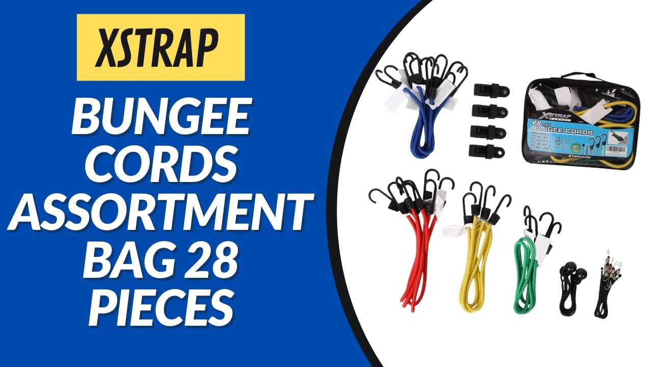 XSTRAP Bungee Cords Assortment Bag 28 Pieces YouTube