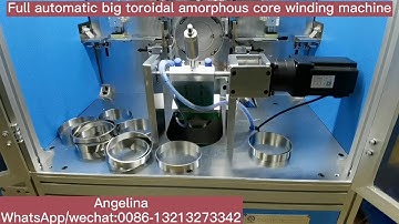 Full automatic big toroidal amorphous core winding machine