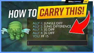 How to Carry FEEDING TEAMMATES as Jungle! - League of Legends screenshot 2