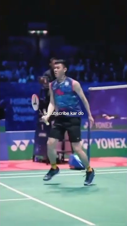 Lee Zia Jia backhand smash ( slow motion) # shorts# badminton shorts 🏸 shorts 🏸