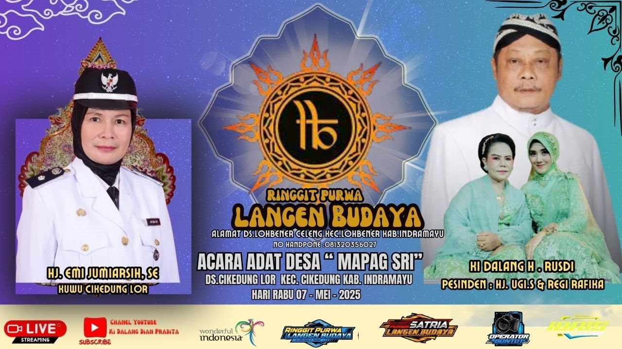 🎦LIVE RINGGIT PURWA LANGEN BUDAYA | ACARA MAPAG SRI | DS. CIKEDUNG LOR - CIKEDUNG - INDRAMAYU. 2025