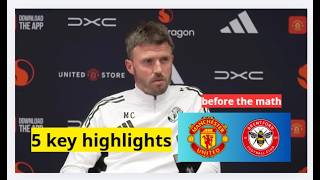 5 most important points from coach Michael Carrick’ #manchesterunited #footballnews #123MU