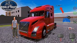 World truck driving simulator Volvo VNL Android Gameplay #Techzandroid screenshot 5
