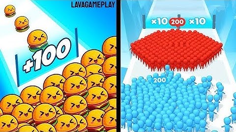 Join Clash 3D VS Food Run 3D: Android phone 📱 Gameplay ❌🚫 Max Levels!