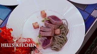 Gabriel Struggles To Count The Amount Of Tuna He Needs | Hell's Kitchen